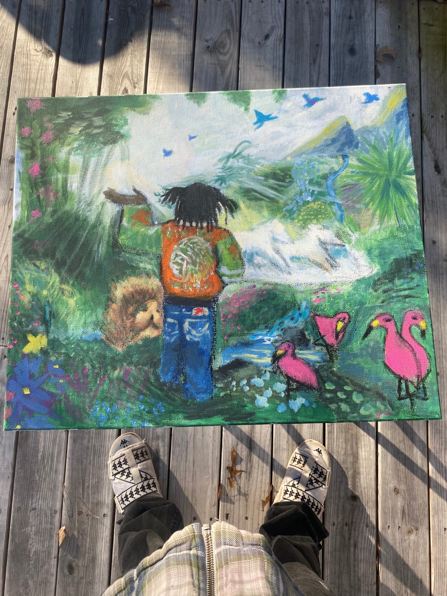 Original chief keef canvas painting